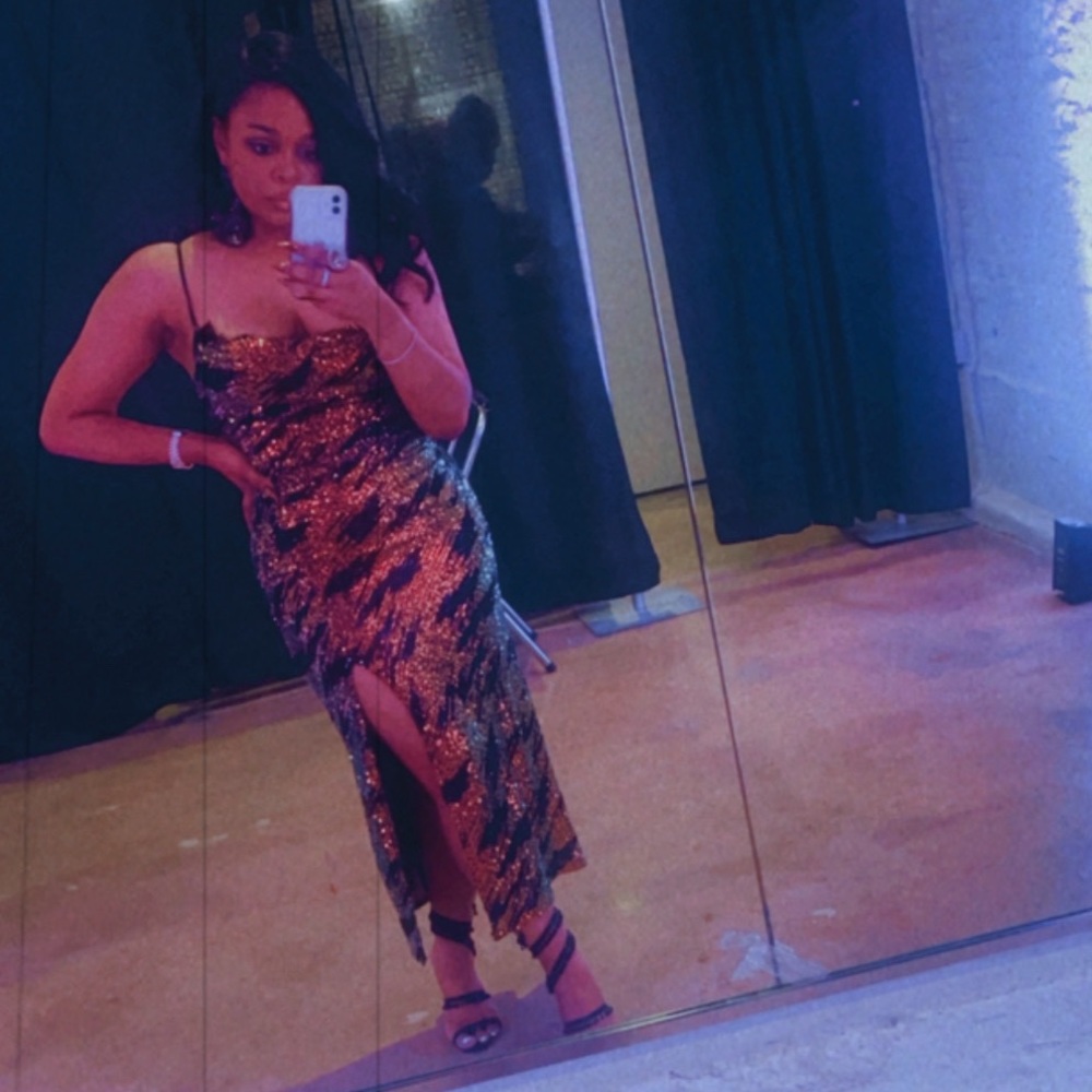 Sequined Party Dress by ASTR the Label
